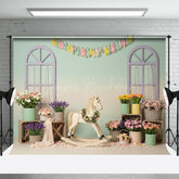 Lofaris Floral Sweet Color Trojan Fresh Wedding Backdrop